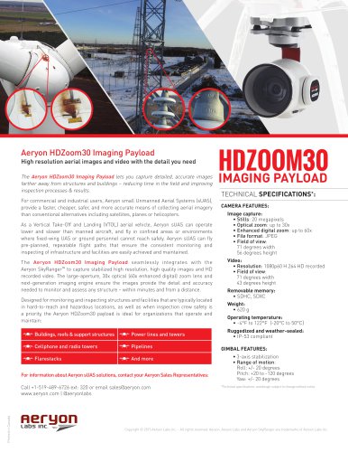 HDZoom30 Inspection brochure