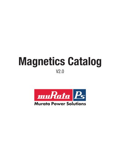 Magnetics Data Book