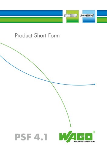 Shortform catalogue ELECTRICAL INTERCONNECTION and AUTOMATION