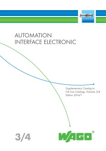 Supplement AUTOMATION 01/14 US