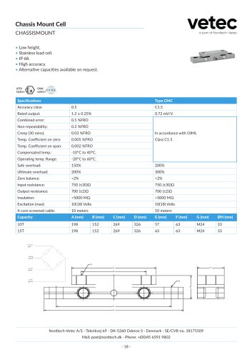 Chassis Mount Load Cell