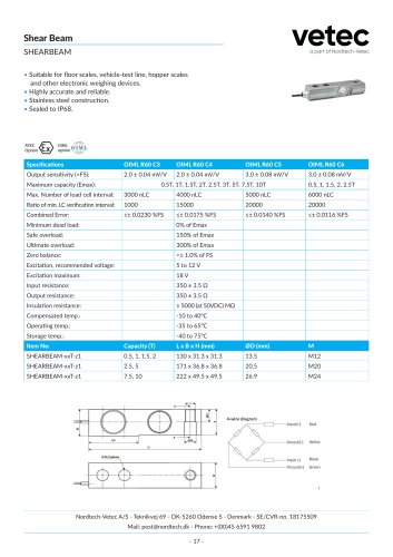 Shear Beam Load Cell