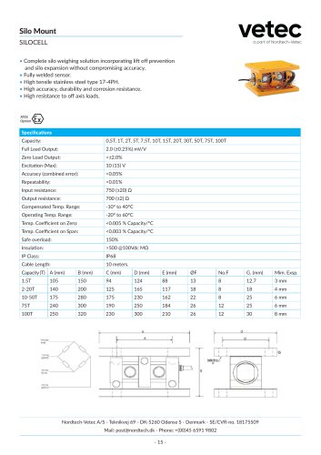 Silo Mount Load Cell