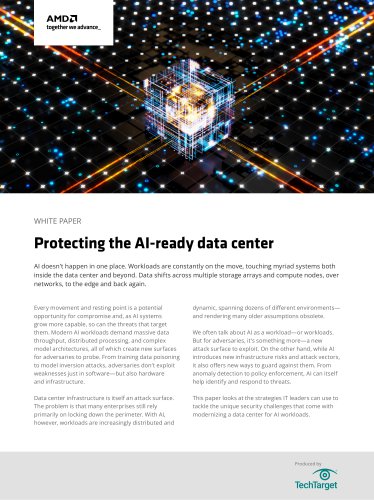 Protecting the AI-ready data center