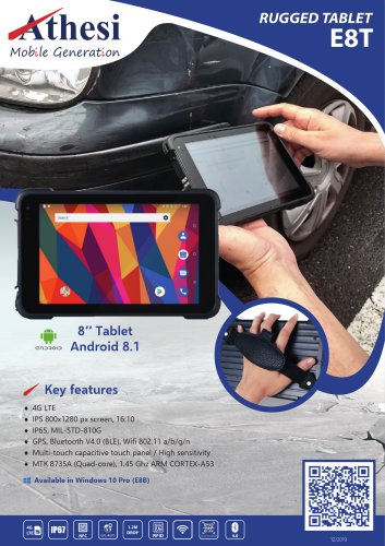 E8T Rugged tablet 8”