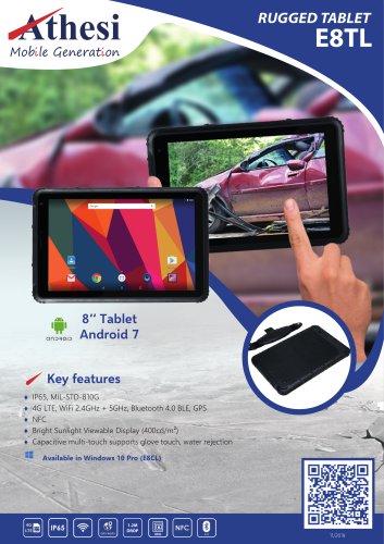 Rugged tablet E8TL