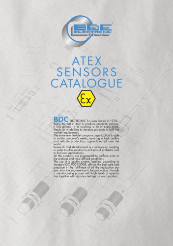 ATEX SENSORS CATALOGUE