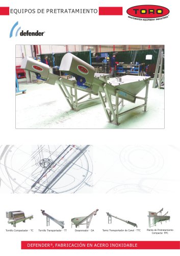 Equipos de pretratamiento Defender®