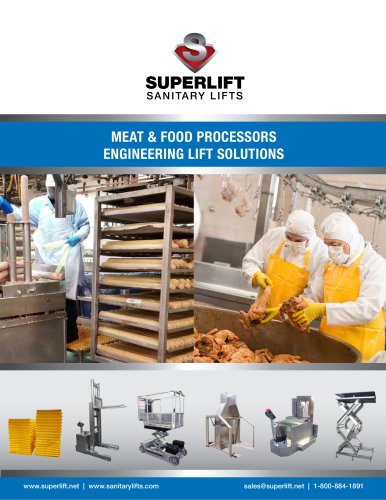 MEAT & FOOD PROCESSORS ENGINEERING LIFT SOLUTIONS