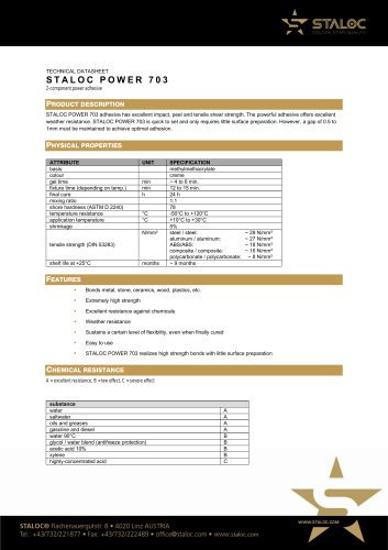 STALOC POWER 703