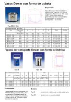 Vasos Dewar con forma cilíndrica - 4