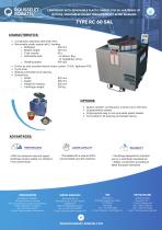 Centrifuge with removable plastic basket for de-watering of lettuce, vegetables or any fresh product after washing type RC60 SAL