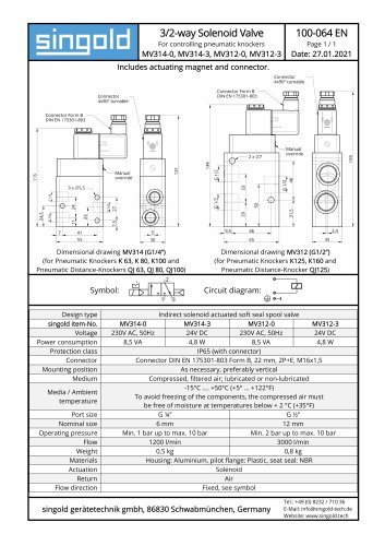 3/2-way Solenoid Valve