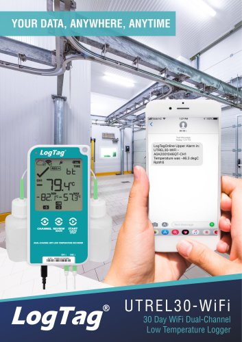 UTREL30-WiFi Low Temperature Logger