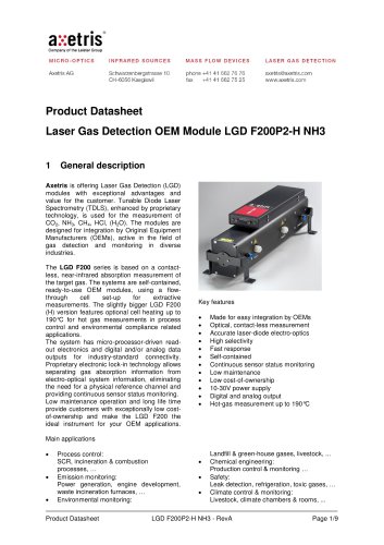 DS - LGDF200 H NH3