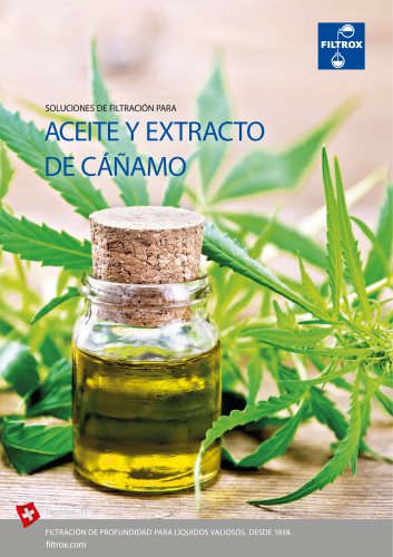 Filtración de aceite CBD