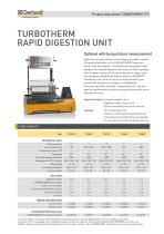 TURBOTHERM RAPID DIGESTION UNIT