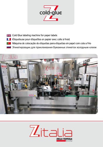 Cold Glue labeling machine for paper labels