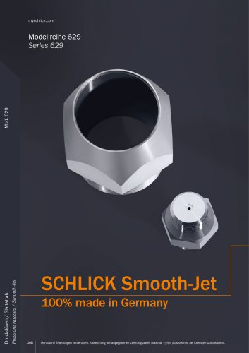 Smooth-jet nozzles  Model 629