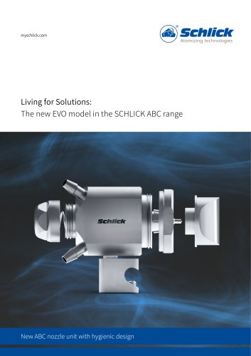 The new EVO model in the SCHLICK ABC range