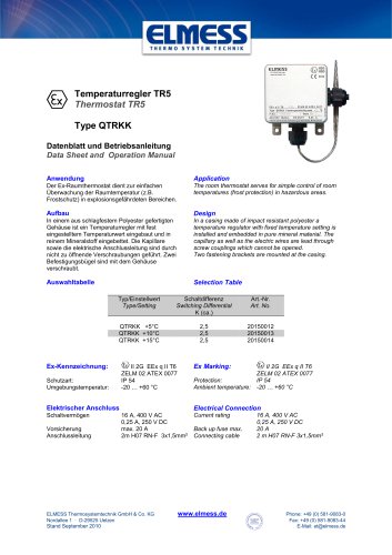 Todos Los Catálogos Y Folletos Técnicos Elmess Thermosystemtechnik Gmbh And Co Kg 2698