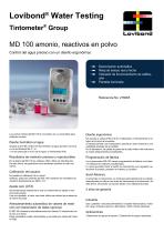 MD 100 amonio, reactivos en polvo - 1