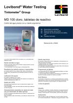 MD 100 cloro, tabletas de reactivo - 1