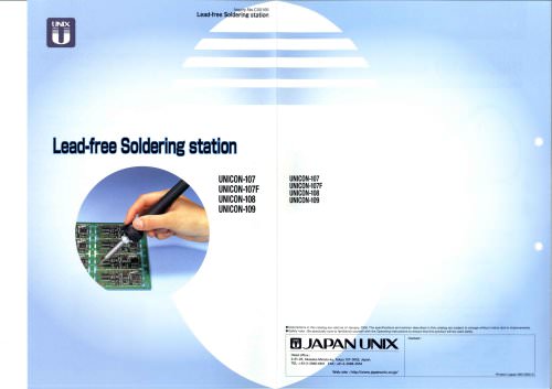 Lead-free soldering station