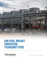 DIN Rail Mount Vibration Transmitters