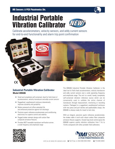 Portable Industrial Vibration Calibrator