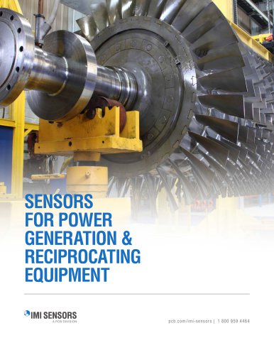 SENSORS FOR POWER GENERATION & RECIPROCATING EQUIPMENT