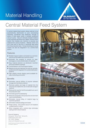 Central Material Feed System