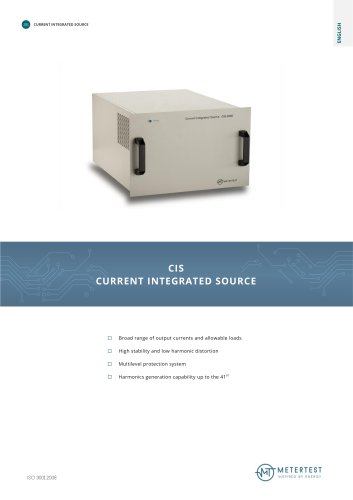 CIS CURRENT INTEGRATED SOURCE