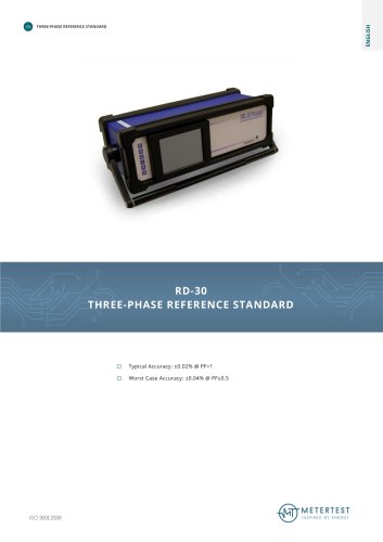 RD-30 THREE-PHASE REFERENCE STANDARD