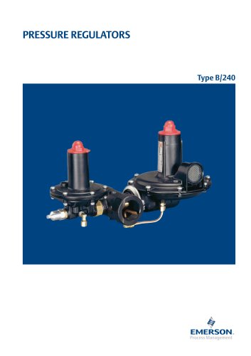 B/240 Pressure Regulators - Bulletin