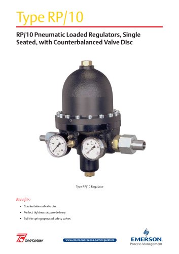 RP/10 Pressure Regulator - Flier