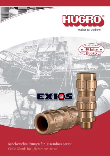 EXIOS - Cable Glands for „Hazardous Areas"