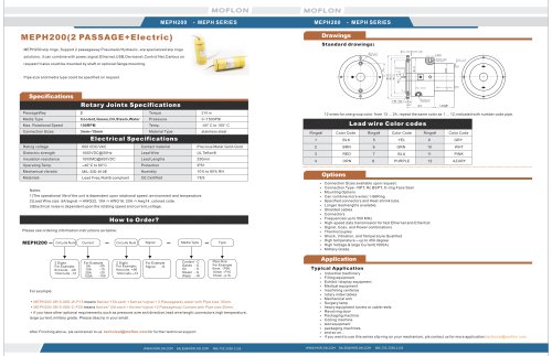 2 passageway Pneumatic/Hydraulic rotary joints