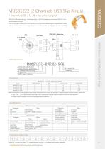 USB slip ring MUSB1222 series