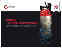 GRINDEX  — 75 YEARS OF INNOVATIONS GENUINE SWEDISH ENGINEERING SINCE 194