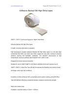 BSTFLEX Adhesive Backed Slit High Silica tapes