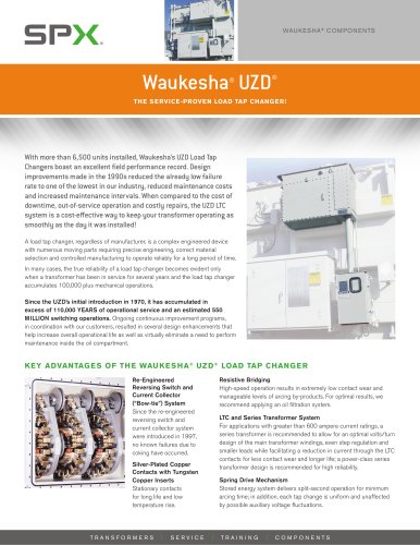 Waukesha® UZD® Brochure