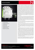 CRESSTO - N series - datasheet - pressure transmitter