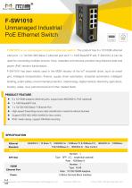 F-SW1010 Unmanaged Industrial PoE Ethernet Switch