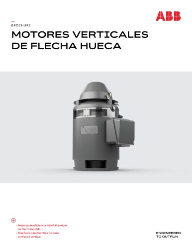 MOTORES VERTICALES  DE FLECHA HUECA