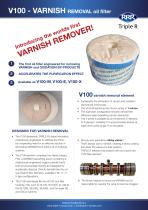 V100 - VARNISH REMOVAL oil filter