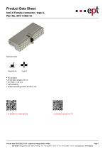 hm2.0 Female connector, type A, Part No. 244-11305-15