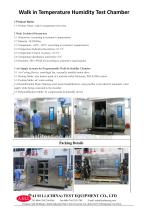 humidity and temperature test chamber / environmental / walk-in / with constant temperature and humidity control THR-Volume