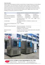 humidity test cabinet / climatic / humidity and temperature / solar simulation TH-1200-E