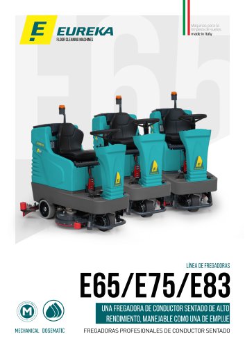 E65/E75/E83 - FREGADORAS DE CONDUCTOR SENTADO